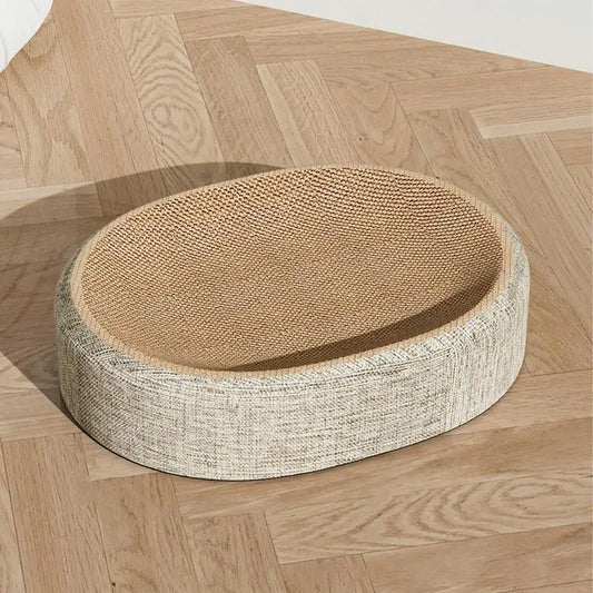 Oval Shape Scratch Pad For Cats