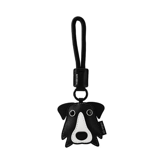 Trendy Leather Car Keychain for Pet